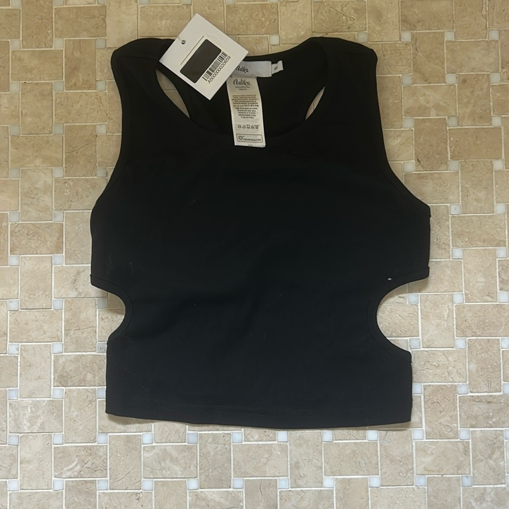 Adika crop top with cut outs